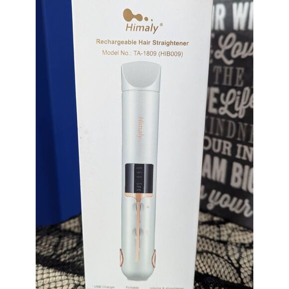 Rechargeable Hair Straightener / Phone Charger NIB! - Picture 1 of 7